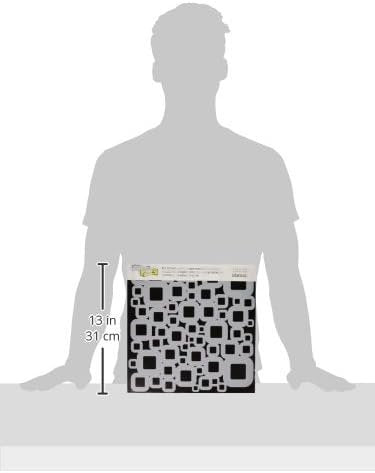 Crafters Workshop Templates 12-Inch by 12-Inch, Retro Squares