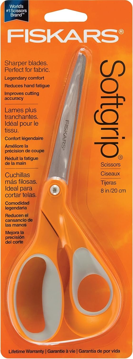 Fiskars 8-Inch Softgrip Scissors