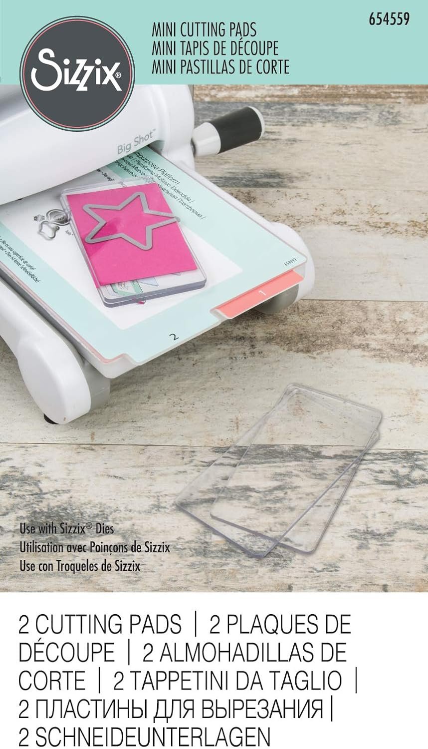Sizzix 654559 Sidekick Accessory, Cutting Pads, Mini, 1 Pair