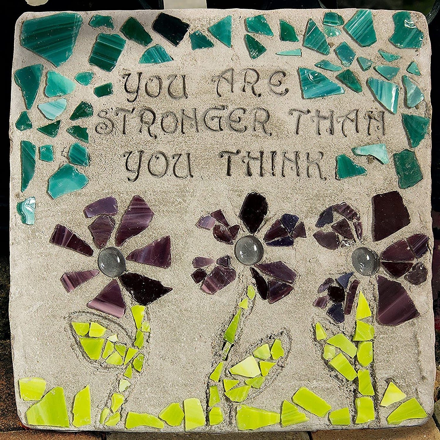 Midwest Products Co. Milestones Decorative Inspiration Stepping Stone Kit for Flower Beds, Gardens, and Walkways - 901-11279