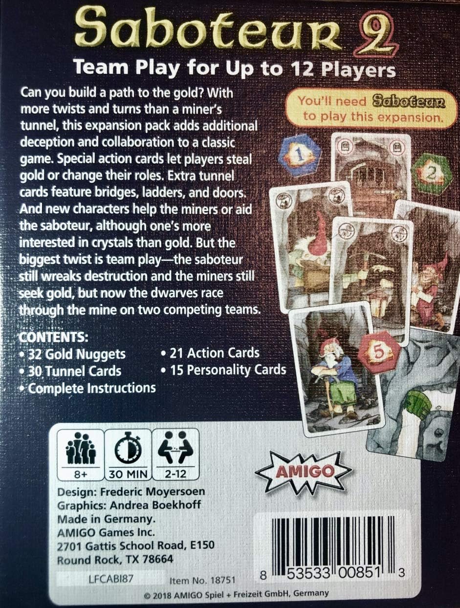 Saboteur 2 Card Game