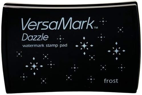 Tsukineko VersaMark Dazzle Pigment Inkpad, Frost-Clear Shimmer
