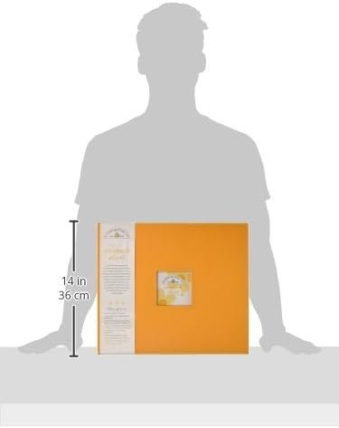 Doodlebug Design Storybook for Scrapbooking Album, 12 by 12-Inch, Tangerine