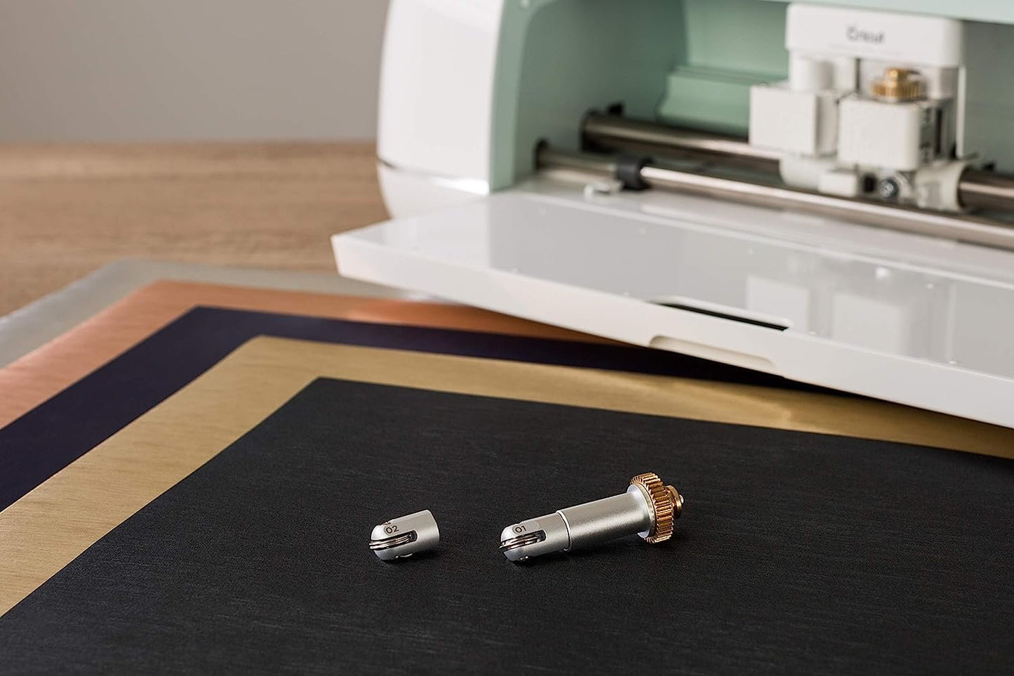 Cricut Scoring Wheel Replacement Tip, Patented Wheel Design, Up To 10X More Pressure, Crisp Creases on Basic Materials, For Personalized Crafts, Compatible with Cricut Maker Cutting Machine, Silver