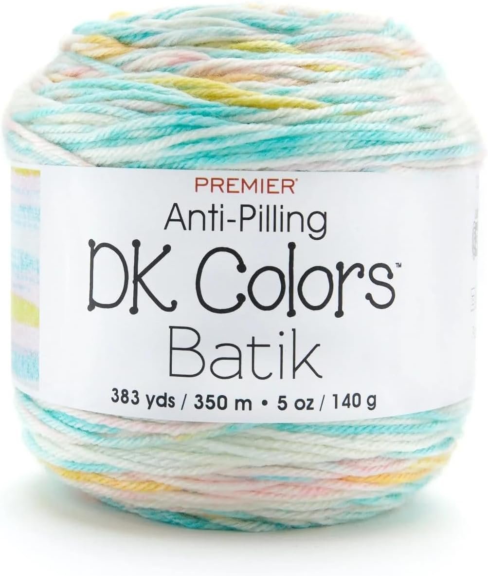 Premier Anti-Pilling DK Colors Batik, Machine Washable, Soft, DK Weight Yarn, Beautiful Stripes