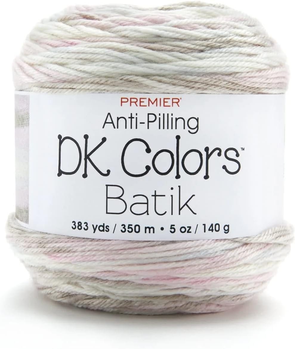 Premier Anti-Pilling DK Colors Batik, Machine Washable, Soft, DK Weight Yarn, Beautiful Stripes