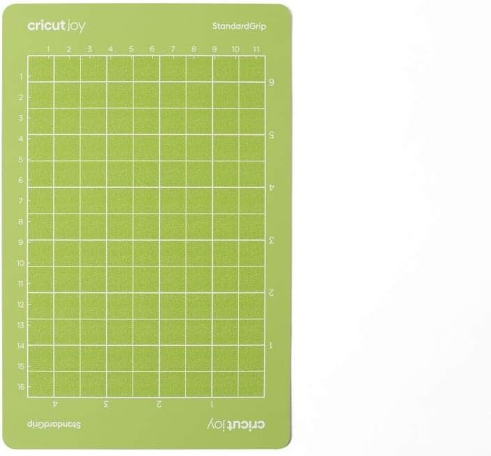 Cricut Joy StandardGrip Mat 4.5" x 6.5" Reusable Cutting Mat for Crafts with Protective Film, Use with Cardstock, Iron On, Vinyl and More, Compatible with Cricut Joy Machine
