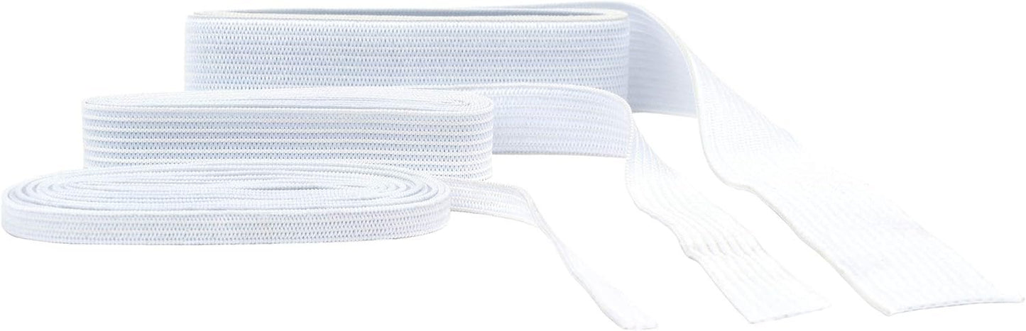 SINGER 00418 Knitted Elastic, 1 Pack, White