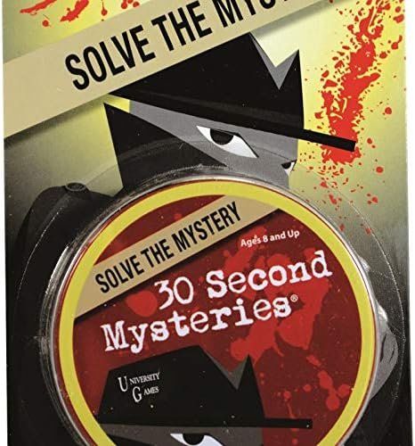 University Games Mystery, Mind and Logic - 30 Second Mysteries Red