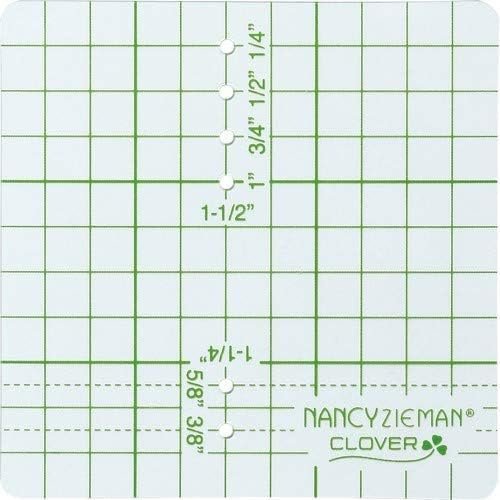 CLOVER Needlecrafts 9584 3 Piece 6-in-1 Stick 'n Stitch Guide by Nancy Zieman