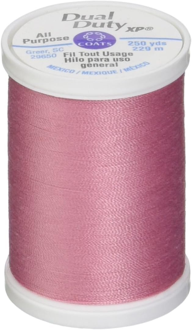 Coats Thread & Zippers Dual Duty XP General Purpose Thread, 250-Yard, Dark Old Rose