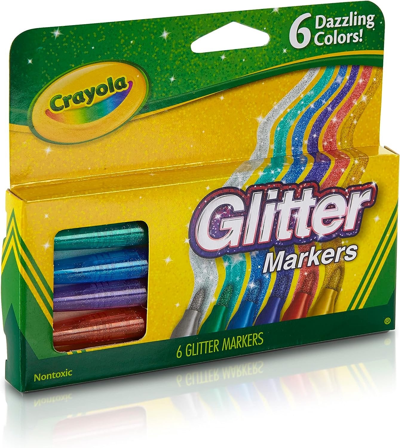 Crayola Glitter Markers 6ct