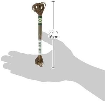 DMC 1008F-S898 Shiny Radiant Satin Floss, Coffee Brown, 8.7-Yard