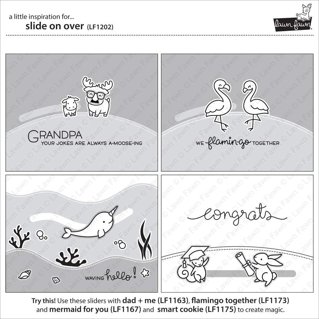 Lawn Fawn Dies LF1202 Slide On Over