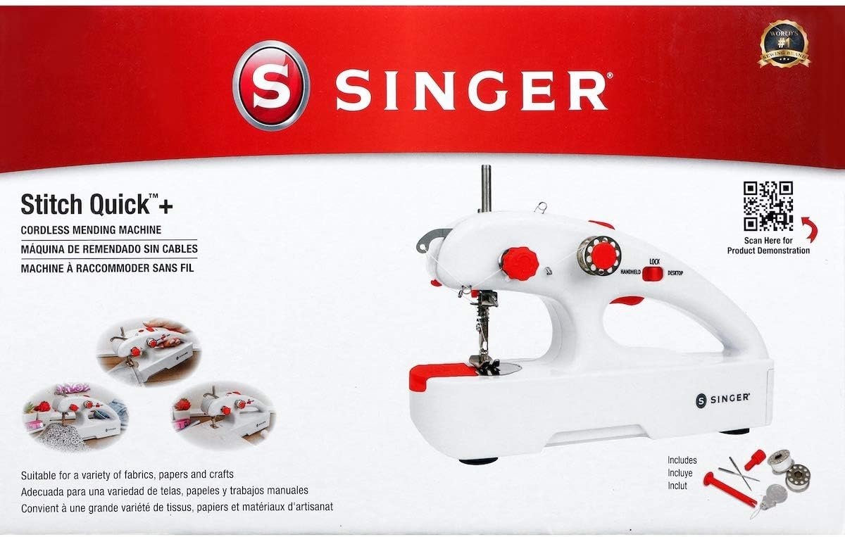 SINGER Stitch Quick + Portable Cordless Mending Machine Bundles