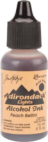 Adirondack Lights Alcohol Ink .5 Ounce-Peach Bellini