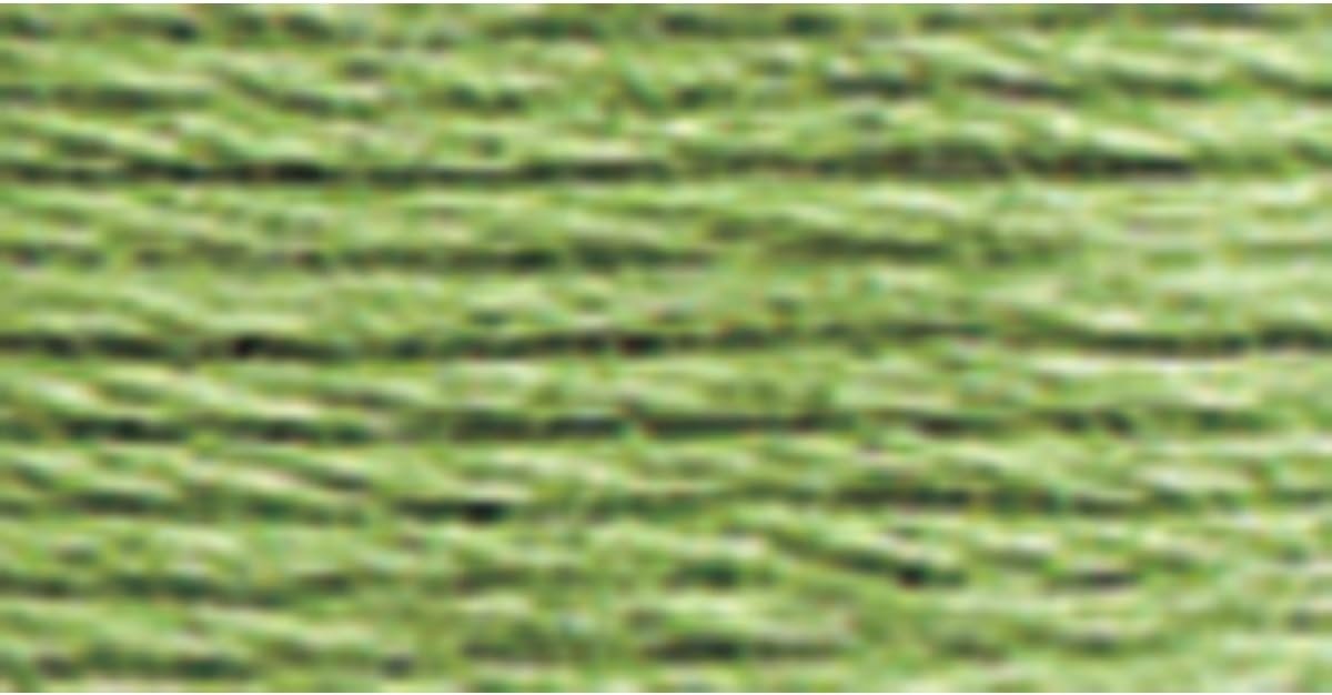 DMC 117-368 Mouline Stranded Cotton Six Strand Embroidery Floss Thread, Light Pistachio Green, 8.7-Yard