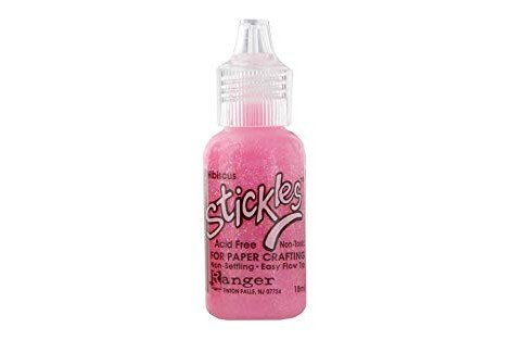 Ranger Stickles Glitter Glue .5oz Hibiscus