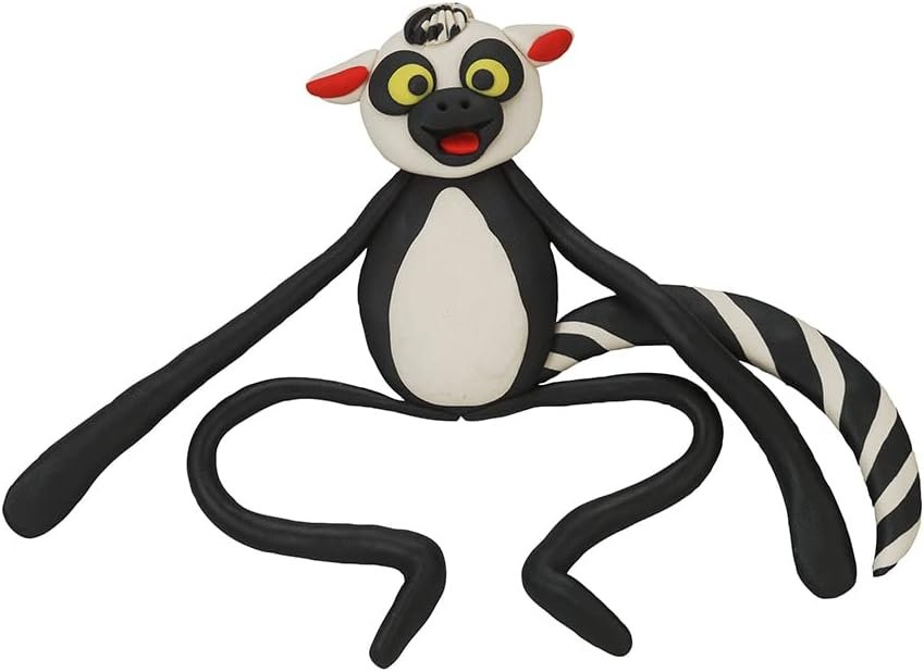 Sculpey Bake Shop Bendy Polymer Oven Bake Clay, 8 unique color set, pieces become rubbery and super flexible after baking, 2 modeling tools, made for creating holiday, figurines and school projects.