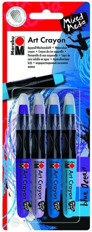 Marabu Ocean Mixed Media Art Crayon Set