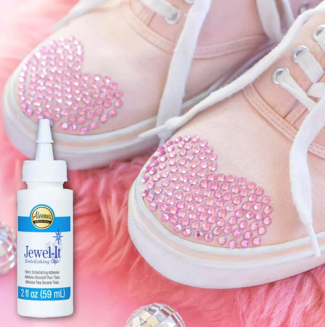 Jewel-It Embellishing Glue 2oz Fabric Glue and Adhesive with Pixiss Accessories Needle Tip Tweezers, and 2 Jewel Picker Pencils