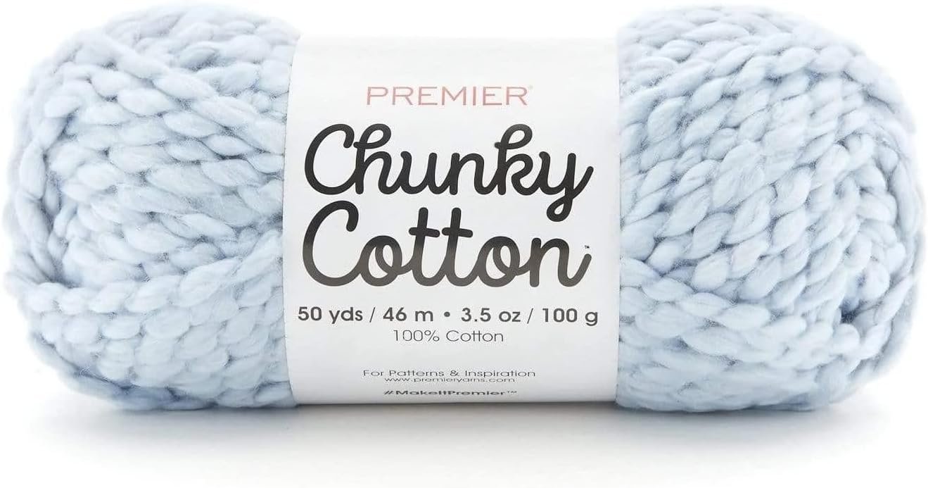 Premier Chunky Cotton, 100% Cotton, Super Bulky, Macrame, Home Decor, Machine Washable