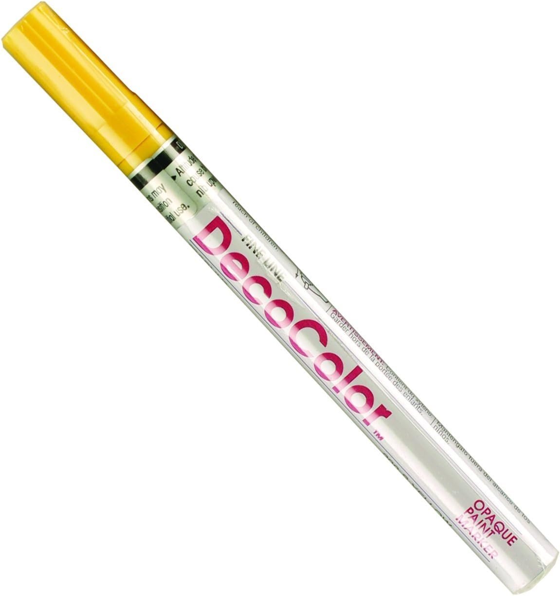 UCHIDA 200-C-5 Marvy Deco Color Fine Point Paint Marker, Yellow