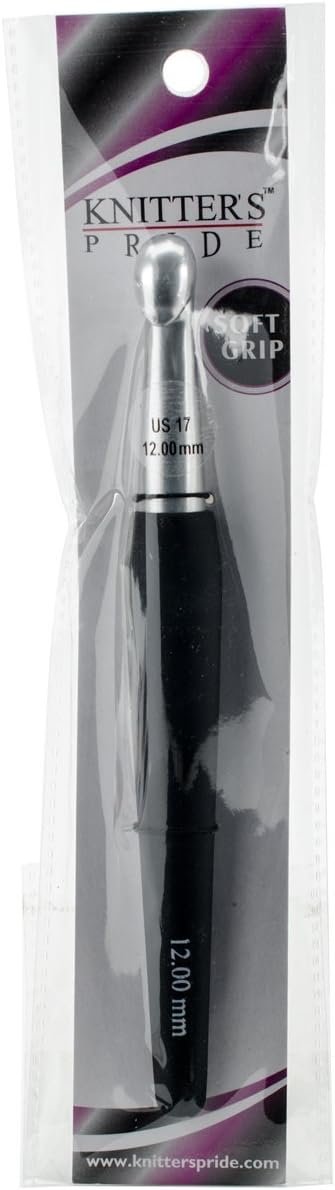 Knitter's Pride Aluminum Crochet Hook, 12mm, Silver