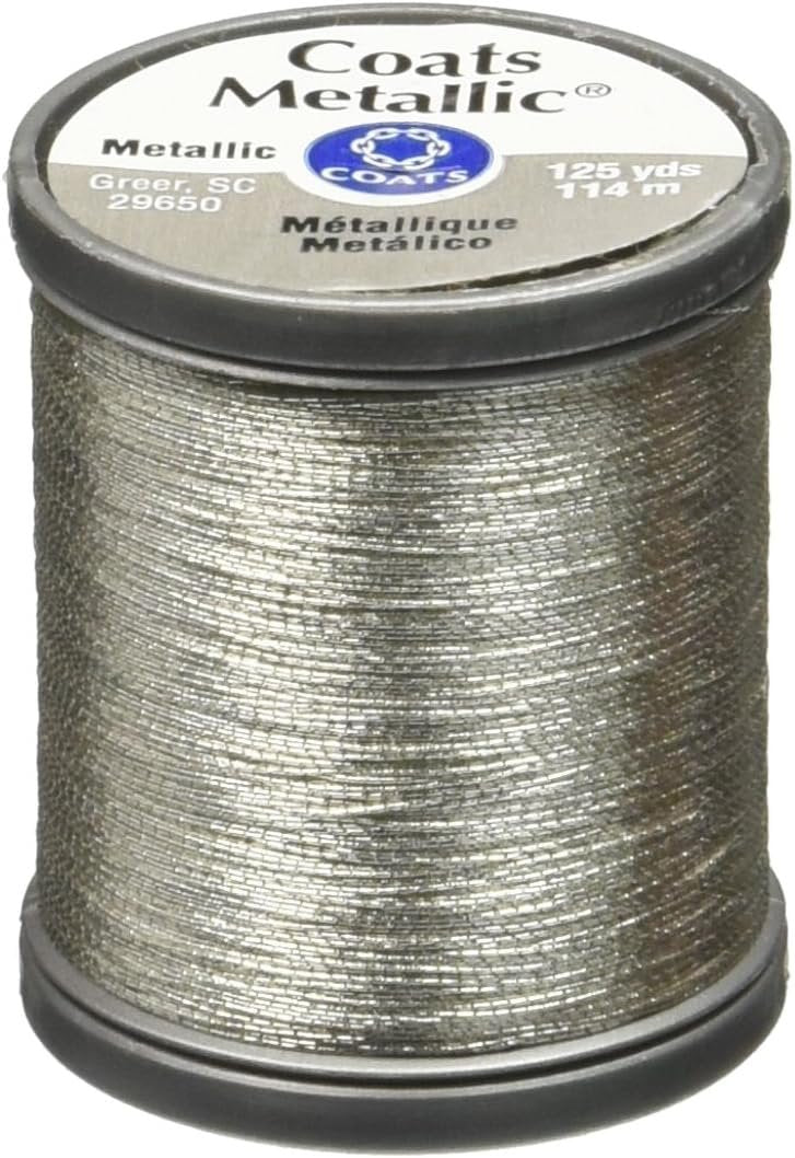 COATS & CLARK Metallic Thread, 125-Yard, Silver