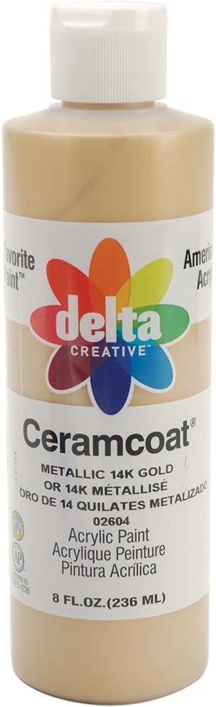 Delta Creative Ceramcoat Acrylic Paint In Assorted Colors (8 Oz), 020498, Spice Brown