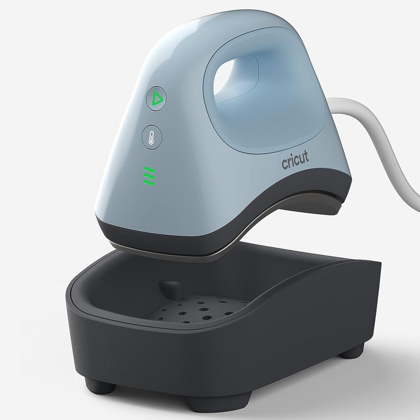 Cricut Hat Press Smart Heat Press Machine for Hats with Built-in Bluetooth, Connects to Cricut Heat App, Curved, Ceramic-Coated Heat Plate, Easy Temperature Control with Safety Base & Auto-Off Feature