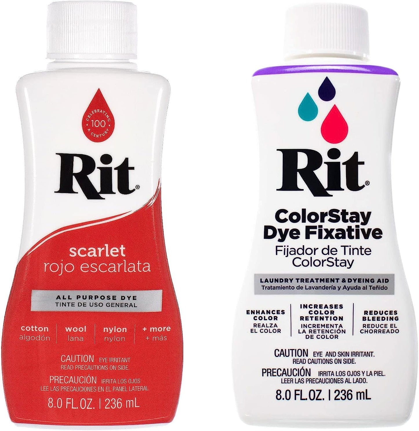 RIT Dye Wide Selection of Colors with Color Fixative