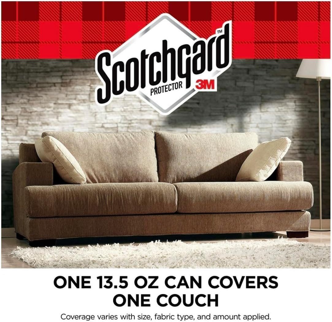 Scotchgard Fabric & Upholstery Protector, 2 Cans/10-Ounce (20 Ounces Total)