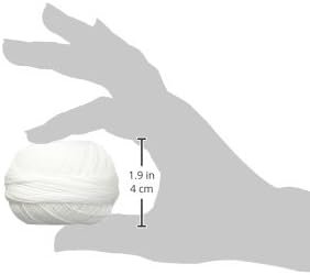 Handy Hands Lizbeth Cordonnet Cotton Size 20, Snow White