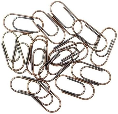 Metal Mini Paper Clips by Tim Holtz Idea-ology, 48 per Pack, 5/8 Inch, Antique Finishes, TH92791