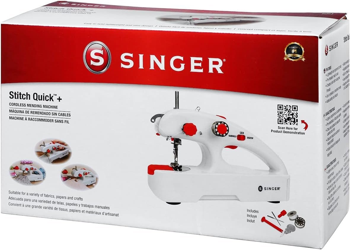 SINGER Stitch Quick + Portable Cordless Mending Machine Bundles