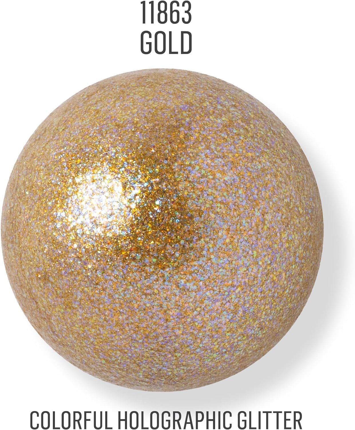 FolkArt Glitterific Fine Assorted Acrylic Craft Paints, Fine Gold 2 fl oz Premium Acrylic Paint With Glitter Finish, Perfect For Easy To Apply DIY Arts And Crafts, 11863