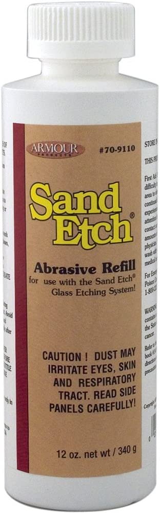 Armour Sand Etch Refill, Abrasive, 12-Ounce