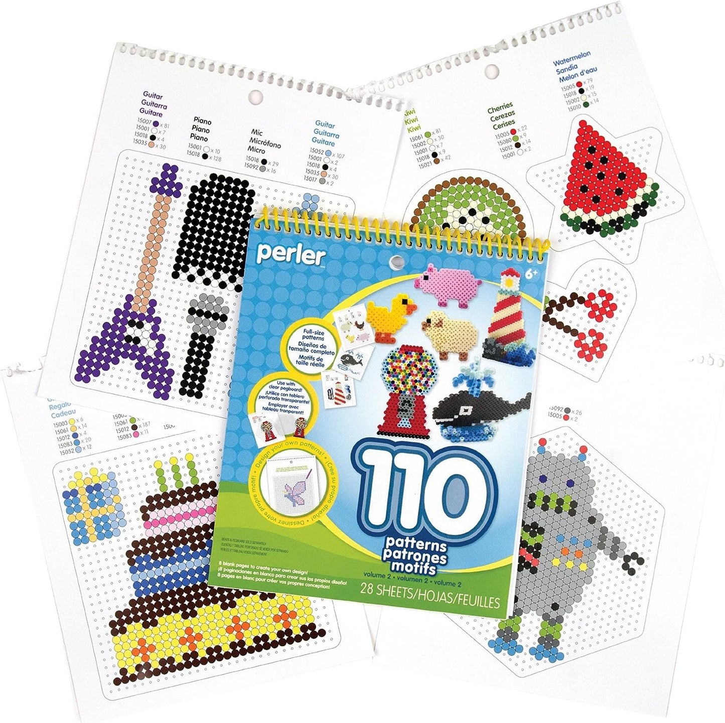 Perler Beads Perler Pattern Pad, Volume 2