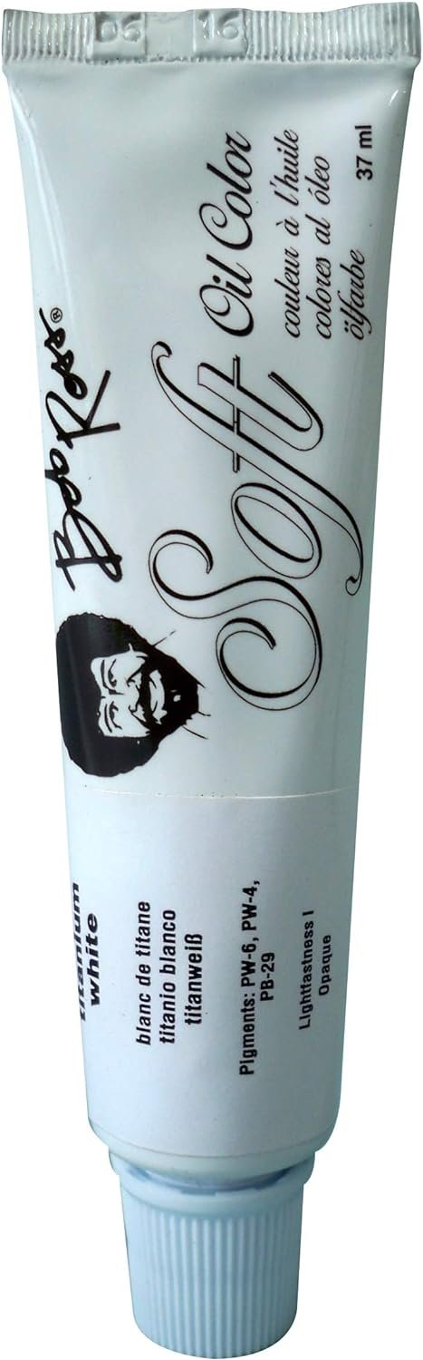 Bob Ross R6710 Ross Soft Oil Color TITANWHITE, 37-Ml, Titanium White