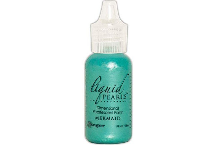 Ranger Liquid Pearls Mermaid Turquoise, Synthetic Material, 0.5-Ounce