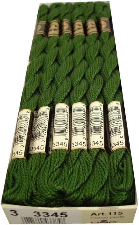 DMC 115 3-3345 Pearl Cotton Thread, Dark Hunter Green