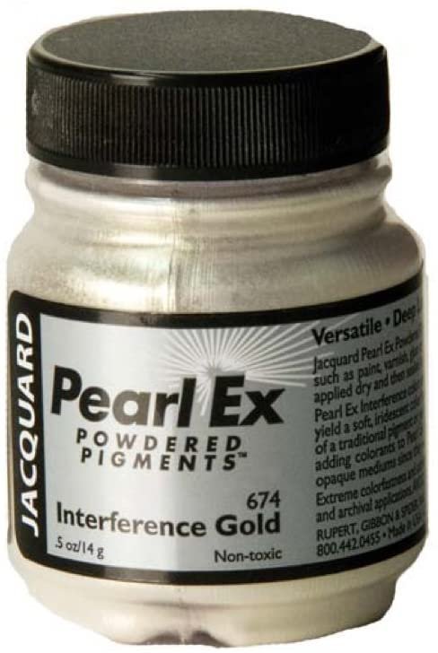 Pearl Ex Pigment .50 Oz Interference GoldPearl Ex Powdered Pigment Interference Gold (J674)