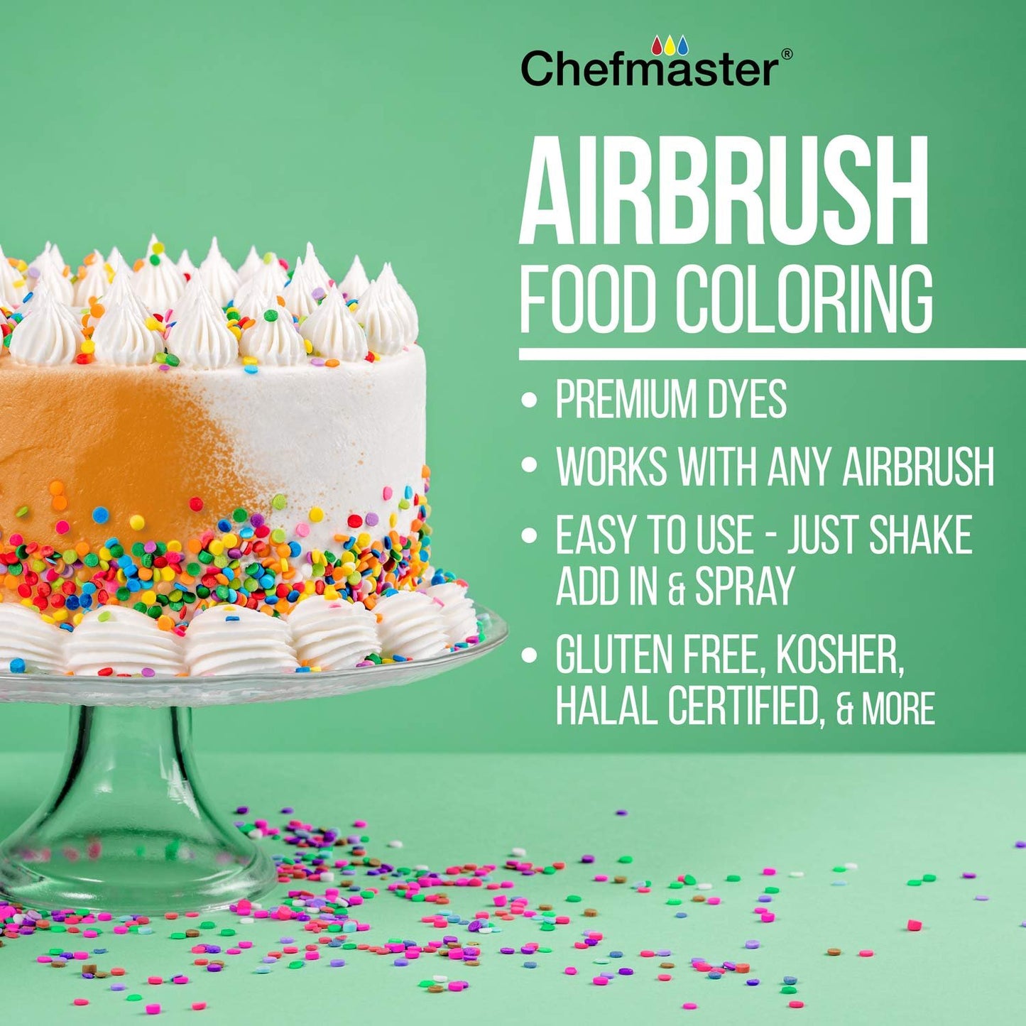 Chefmaster Airbrush Food Color