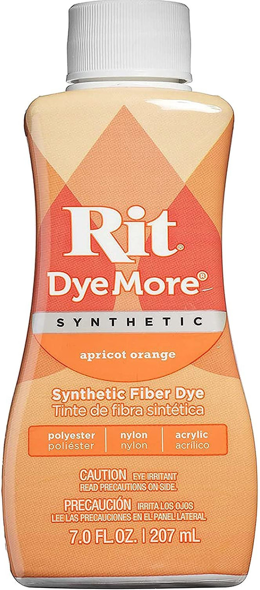 Rit DyeMore Liquid Dye, Apricot Orange 7 Fl Oz (Pack of 1)