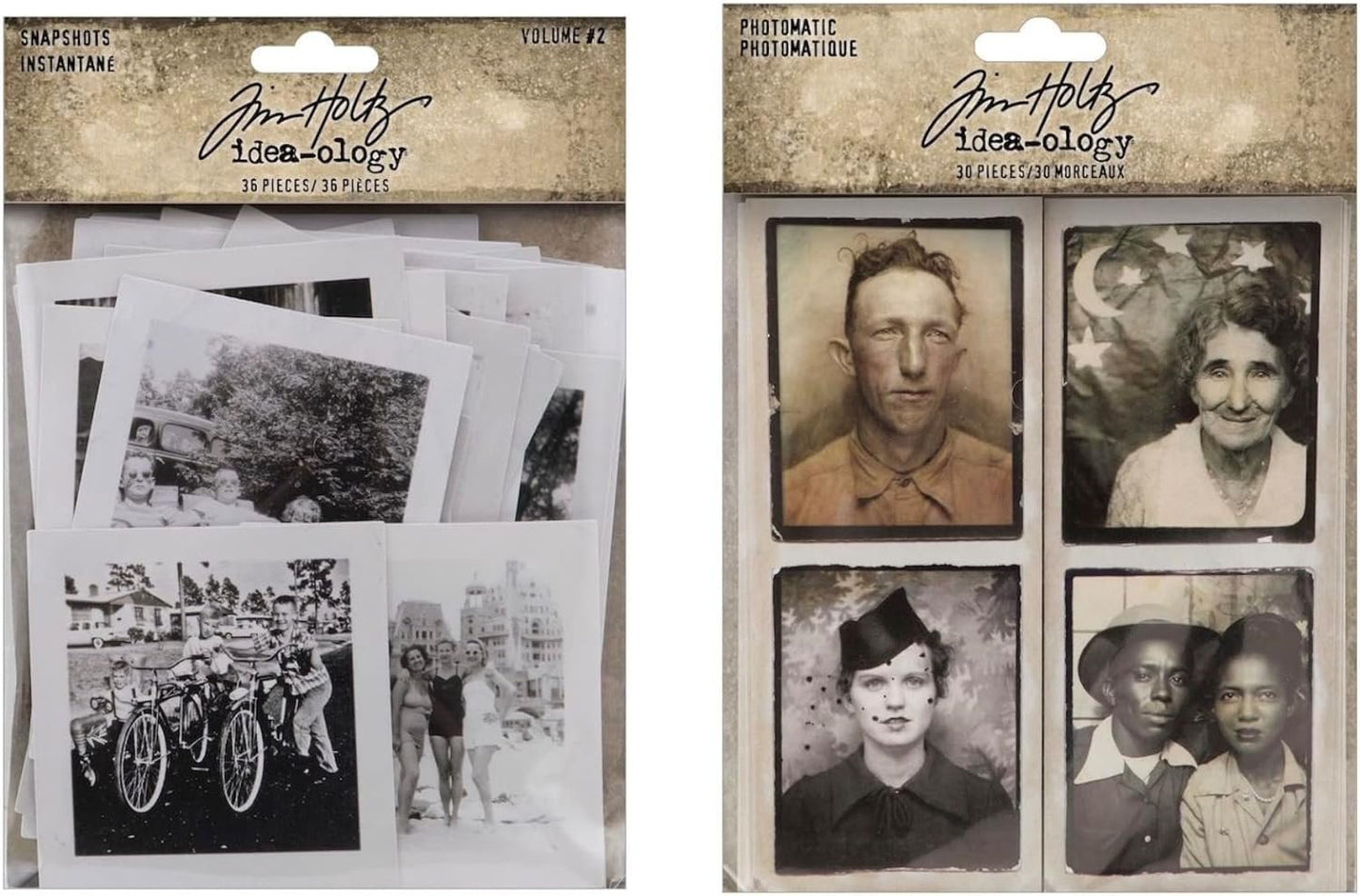 Bundle - Tim Holtz Idea-Ology PHOTOMATIC th94310 and SNAPSHOTS Volume 2 th94322-2023 Release