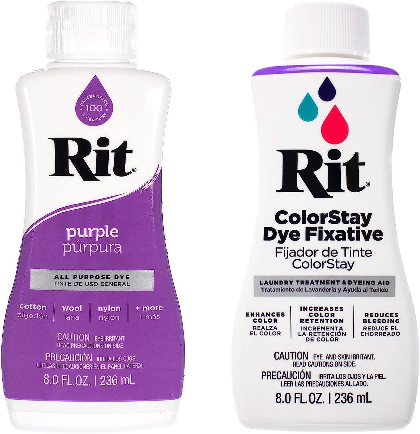 RIT Dye Wide Selection of Colors with Color Fixative