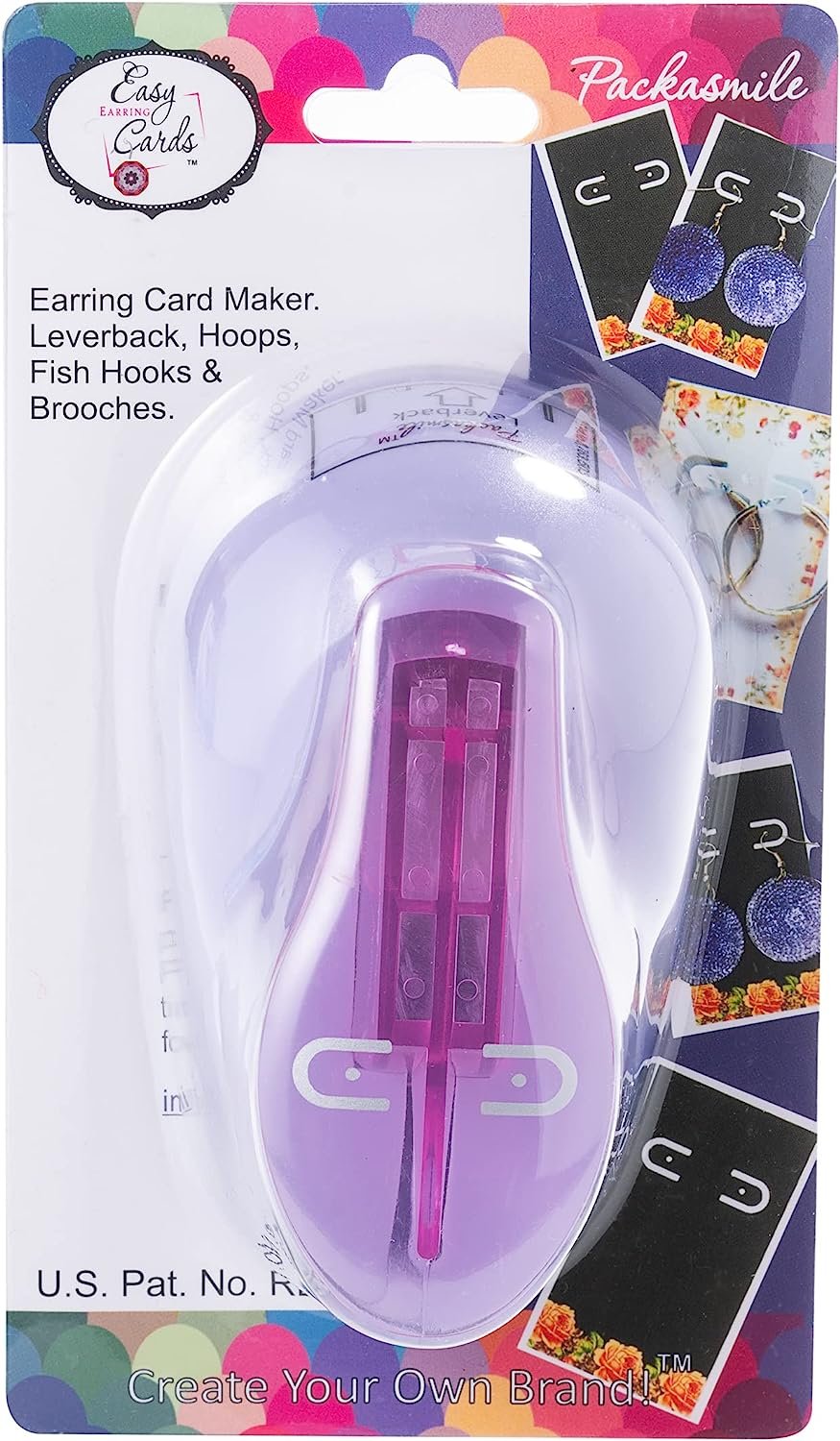 Leverback Earring Card Punch