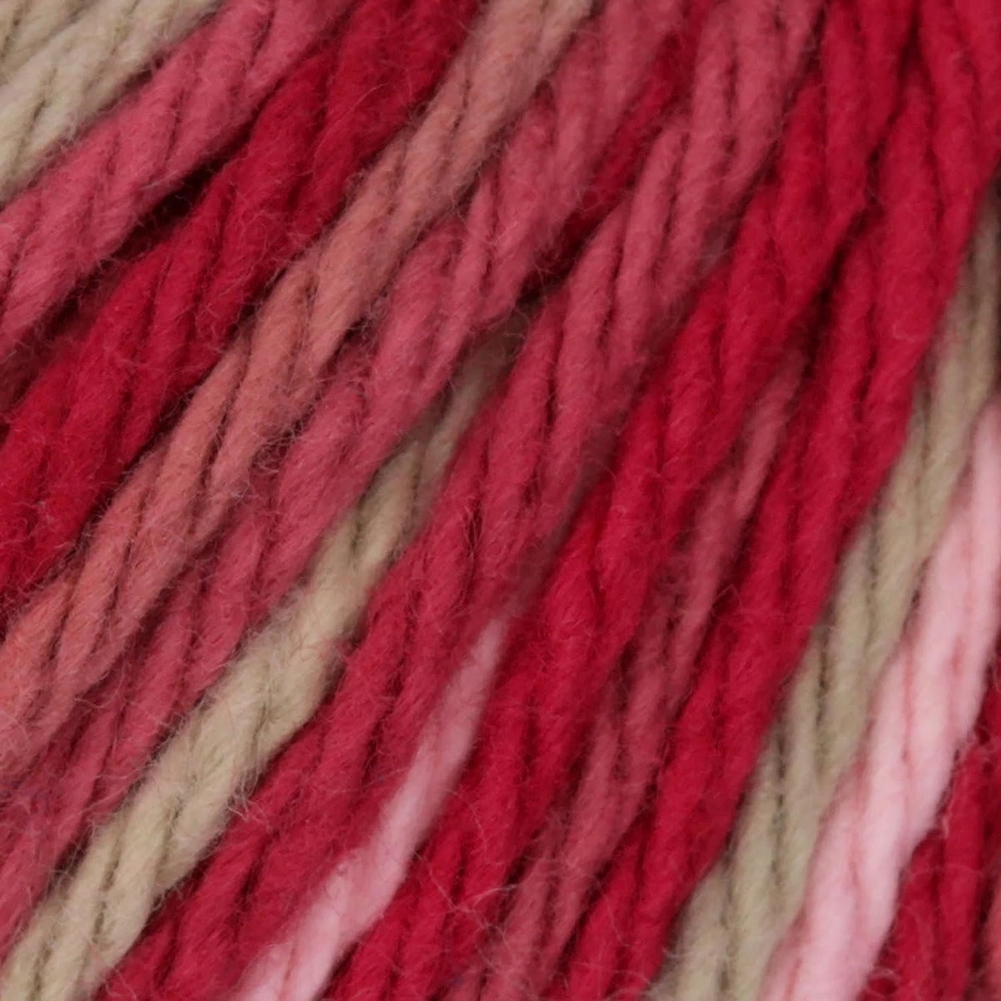 Lily Sugar'n Cream Super Size Ombres Yarn, 3 oz, Damask Ombre, 1 Ball