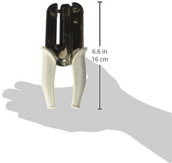 Heavy Duty 1/4 inch Standard Hole Punch – The Crop-A-Dile Power Punch with 2 inch Reach by We R Memory Keepers. Punch Through Paper, Chipboard, Thin Tin, Leather, Plastic, and Fabric